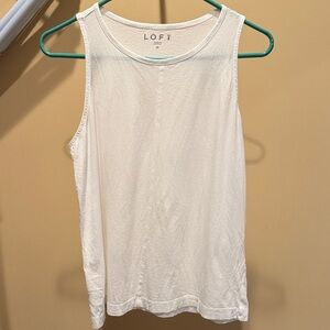 LOFT Women's Classic Cream Tank Top